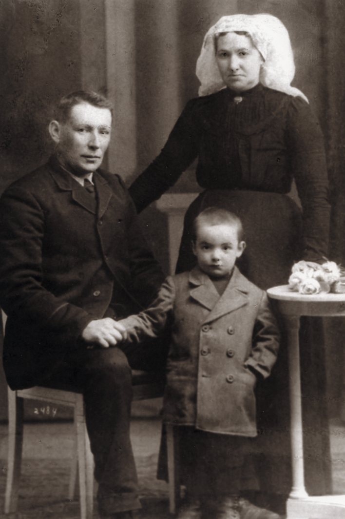 Adrianus Jacob van Rumpt Johanna van Rumpt-Arensman met jongste zoon Adrianus Jacob