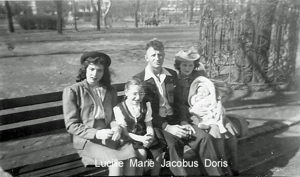 Lucille, Marie, Jacobus, Doris
