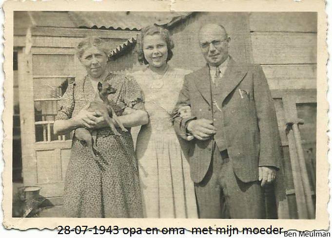 Oma, moeder en opa van Ben