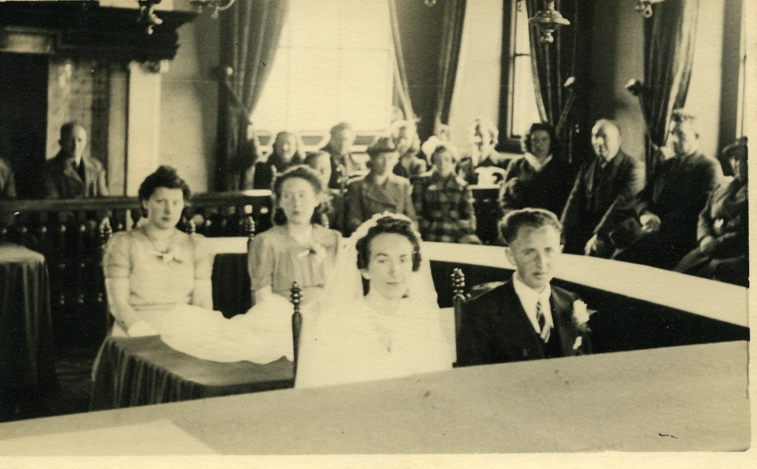 Magdalena Kroos en bruidegom